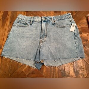 Size 14 Old Navy OG Straight 3” Inseam Denim Shorts